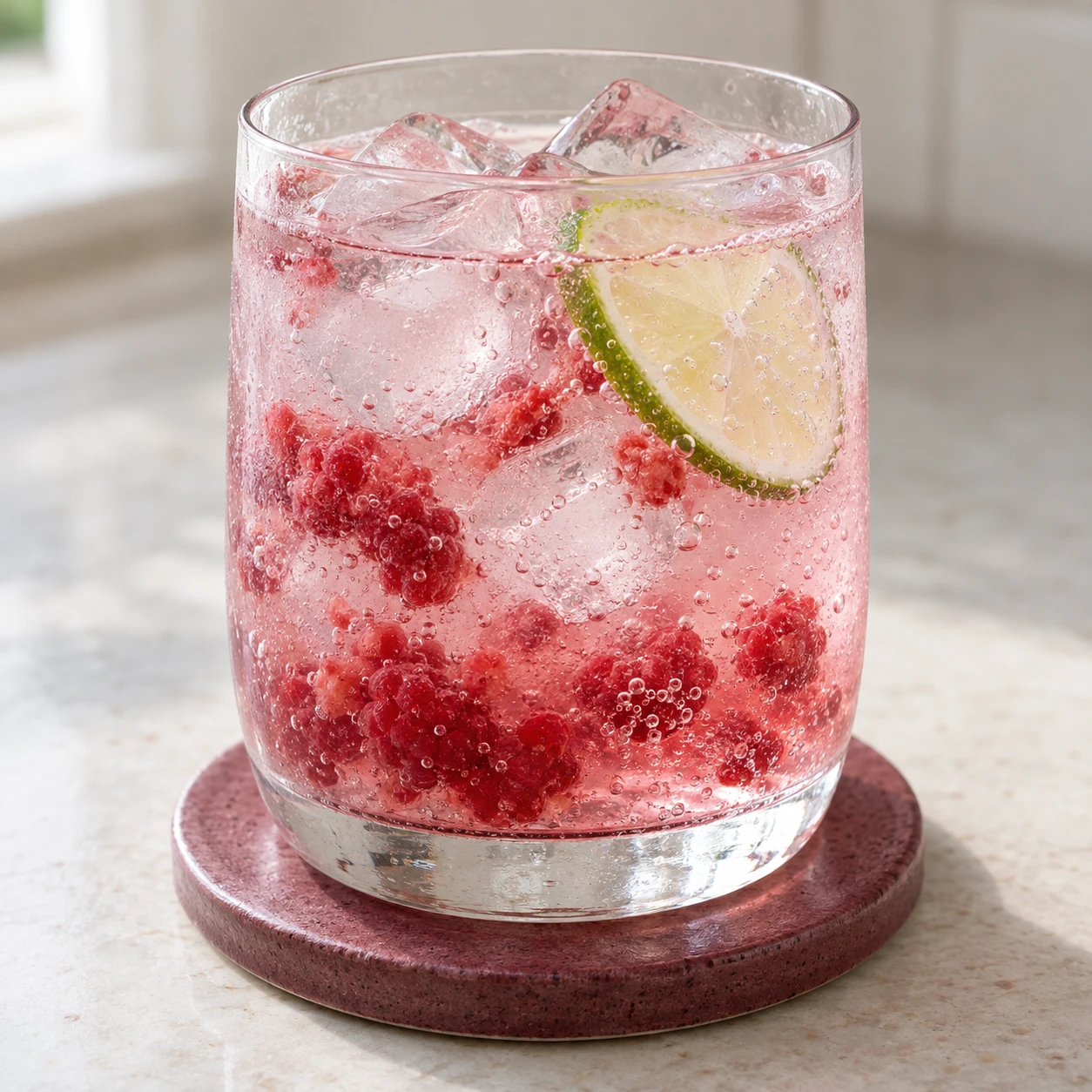 Berry-lime soda shop fizz — illustrative serving idea