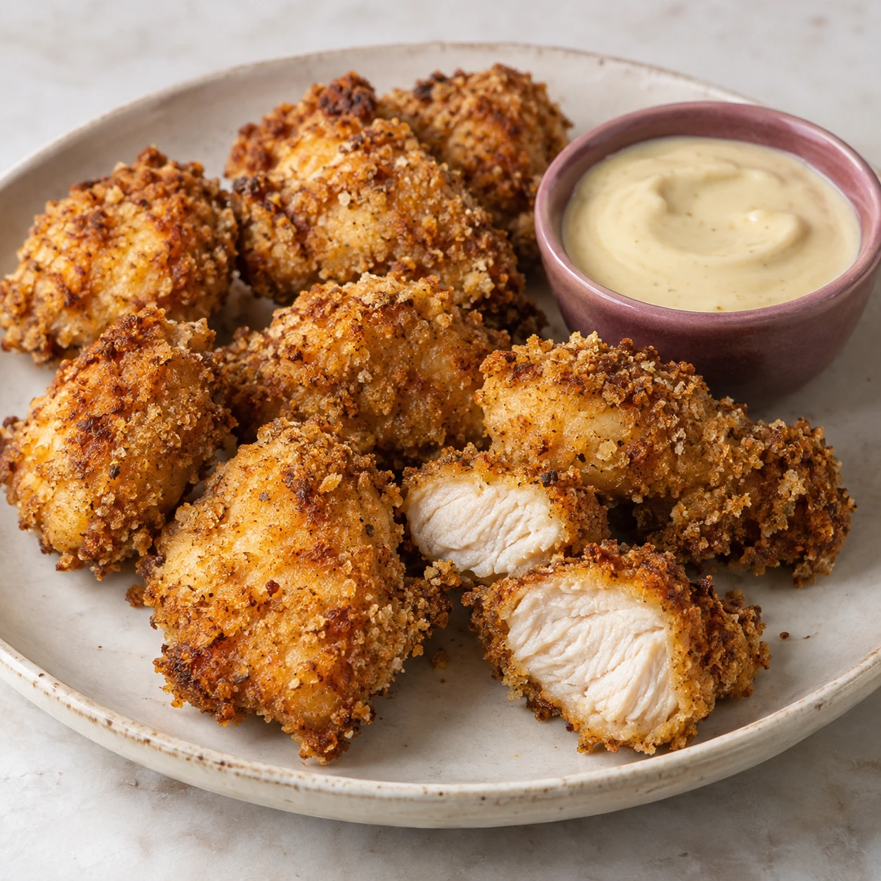 Weeknight golden nuggets — illustrative serving idea