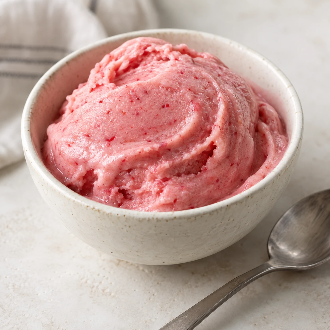 Strawberry spoonable swirl — illustrative serving idea